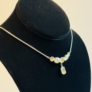 Y2K Vintage Jewelry Sparkly Rhinestone Choker Necklace 2000s Retro Accessory